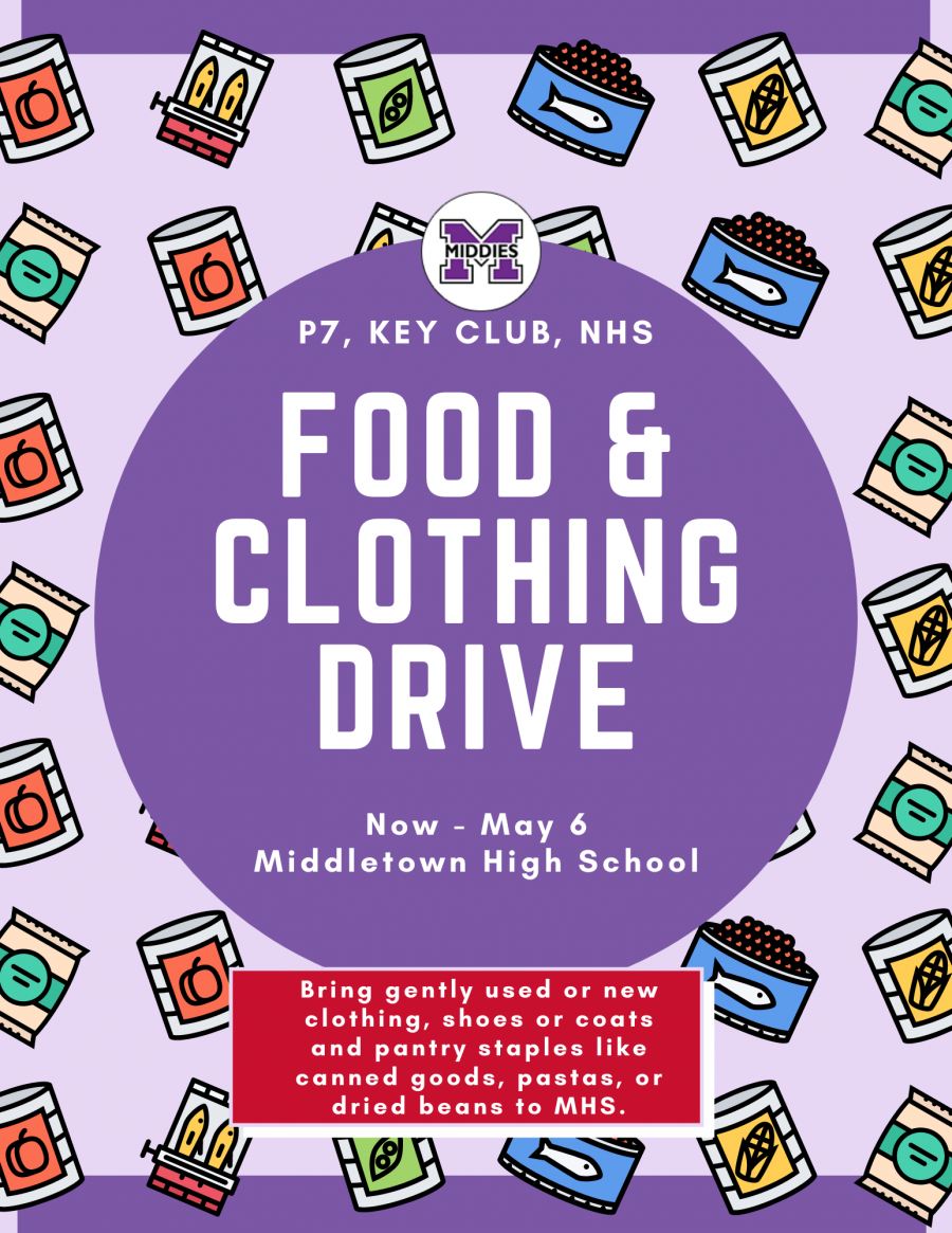 Food and Clothing Drive poster